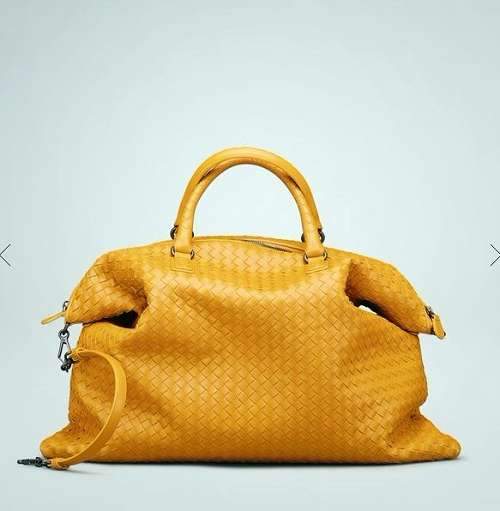Bottega Veneta Lambskin Bag 8306 yellow